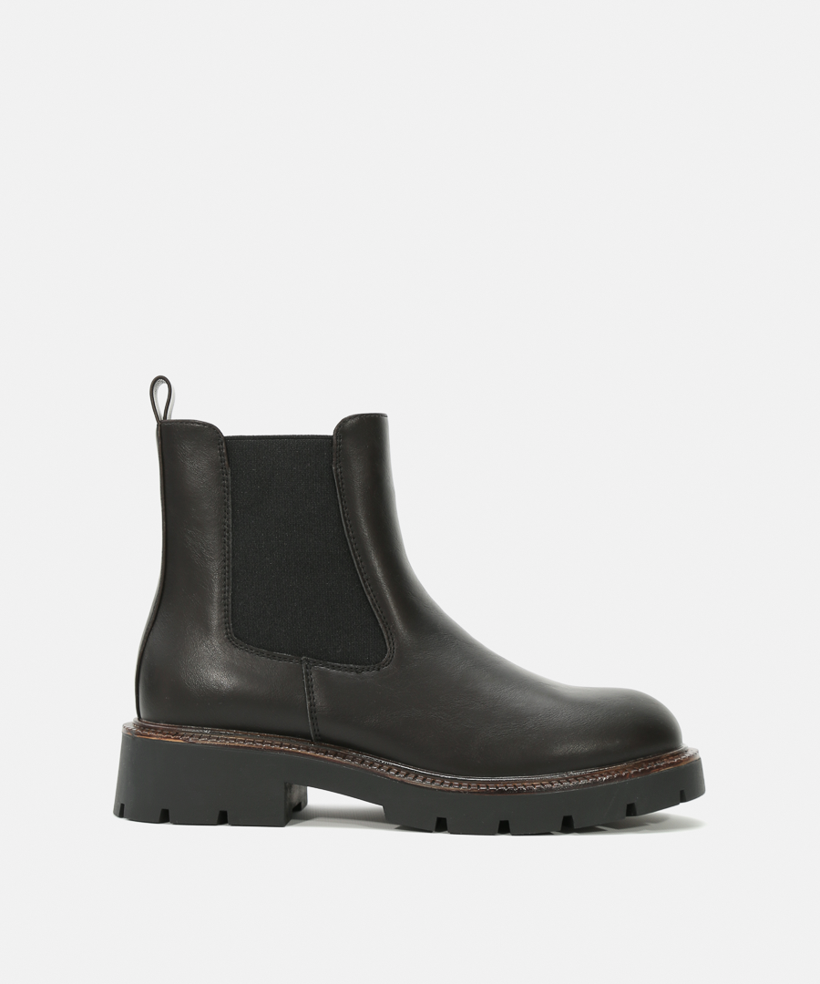 Botines planos chelsea image number null